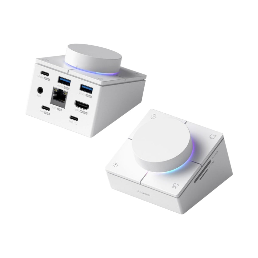Hagibis Knob - USB C Hub with Shortcut Buttons and Volume Adjustment 2.5G