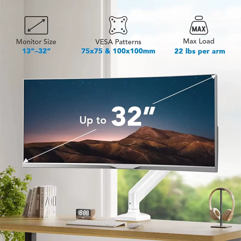 Universal Monitor Bracket up to 32 Inches and 19.8 Lbs